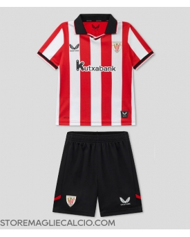 Athletic Bilbao Maglia Gara Casa Repliche 2025-26 Bambino Maniche Corte